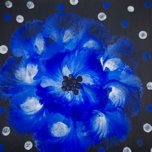 Blue flower